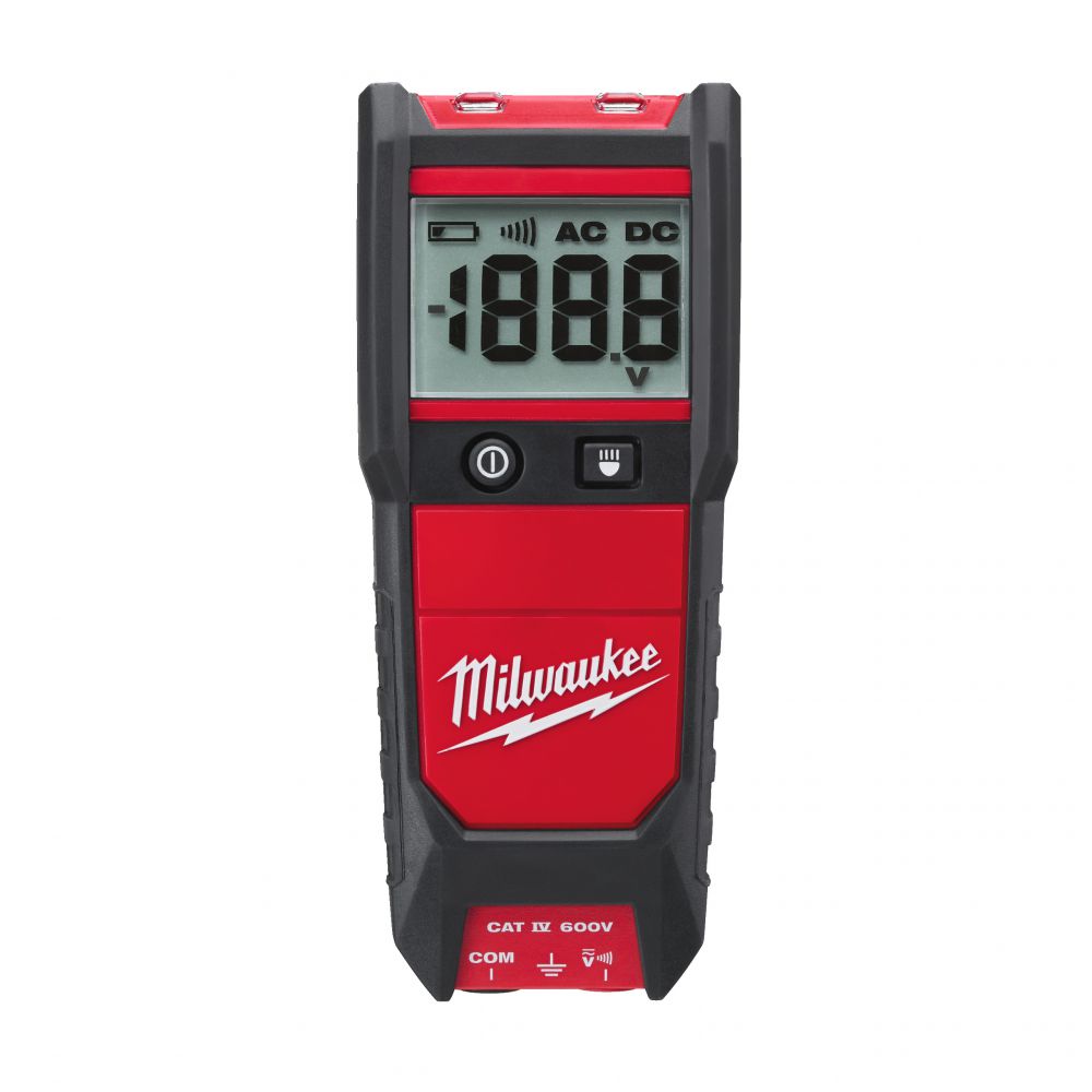 Milwaukee - Spannungsprüfer/Durchgangstester (2212-20) Doppel-LED,akustische Rückmeldung, wechselbare Messspitzen, CAT IV 600 V
